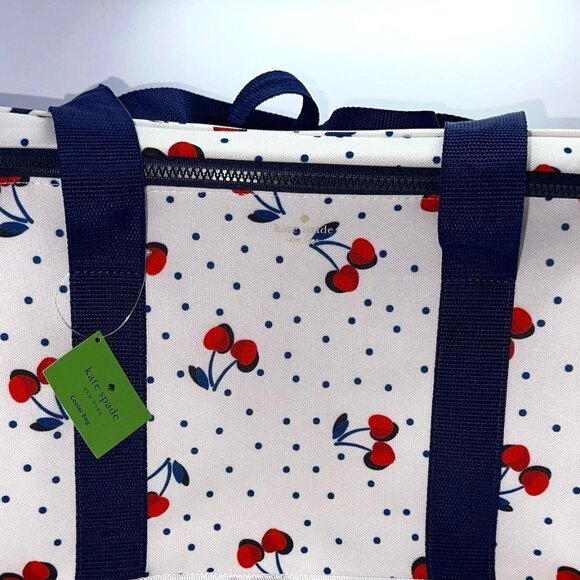 NEW kate spade Large Insulated Cooler Bag 🍒Cherries🍒 NWT - Picture 5 of 5